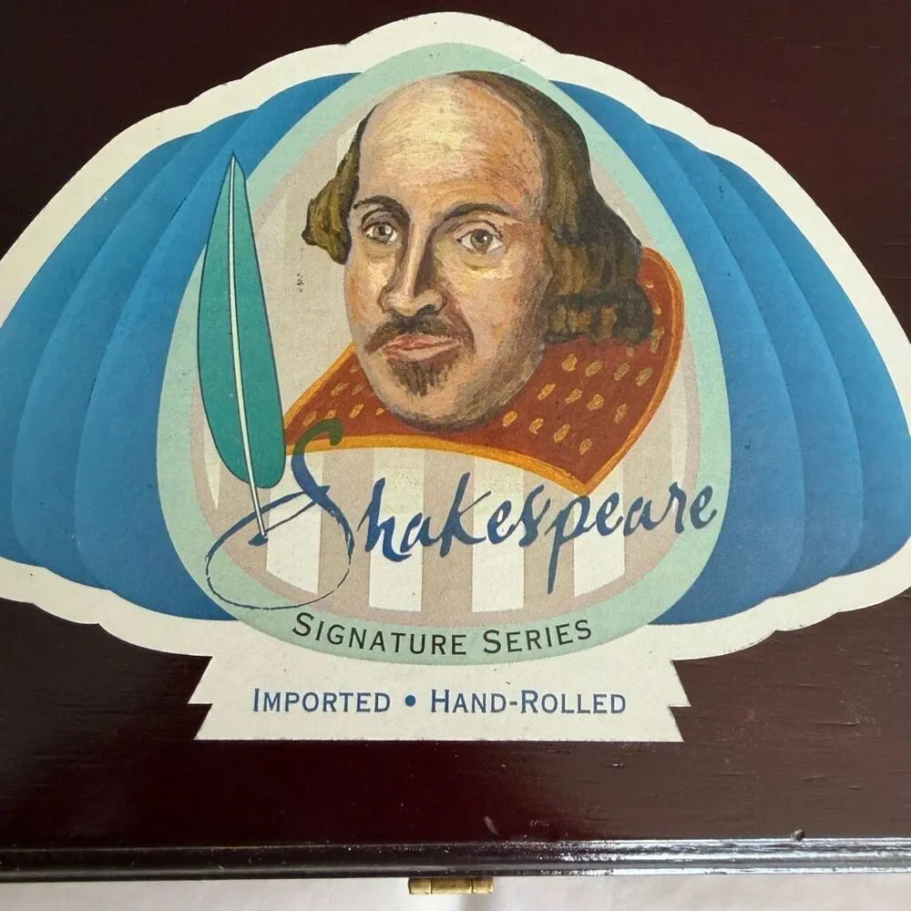 Shakespeare Signature Series Empty Cigar Box